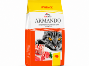 "ARMANDO" Корм сухой полнорационный для кошек со вкусом ягненка, 10кг купить Минск