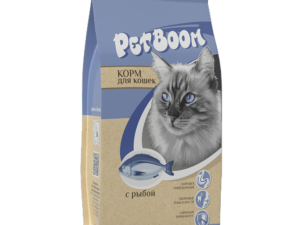 "PetBoom" Корм сухой для взрослых кошек с рыбой полнорационный, 10кг купить Минск